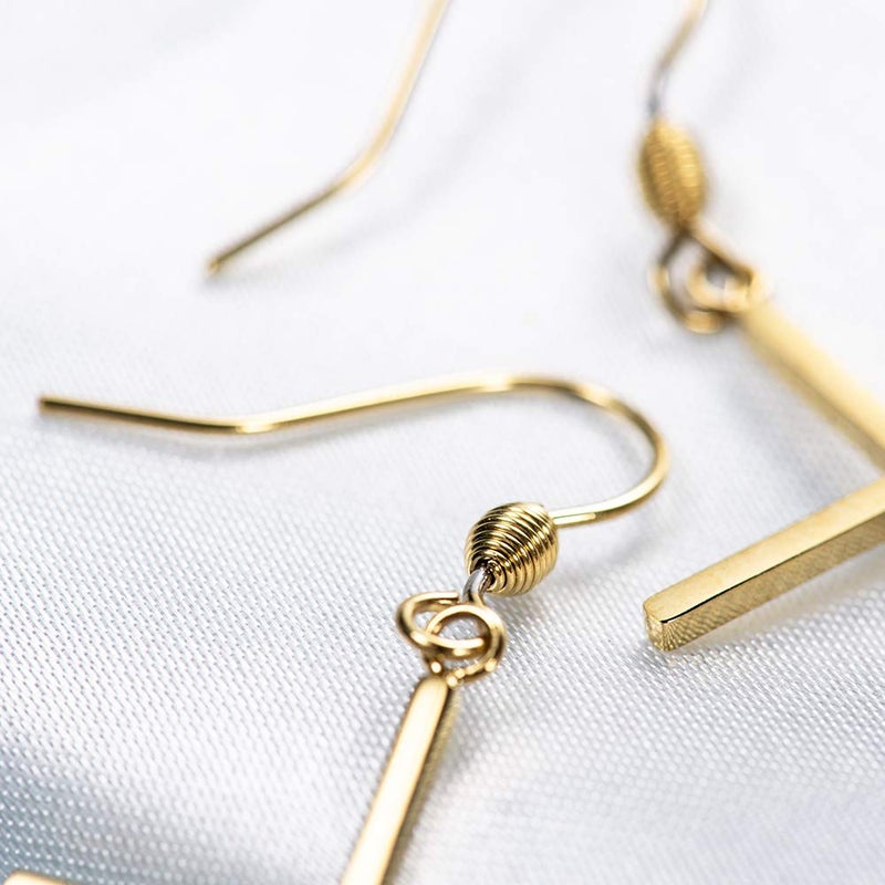 Jeka Cross Long Dangle Earrings for Women Stainless Steel Fashion Jewelry Gold Valentines Day Gifts for Women - Image 5